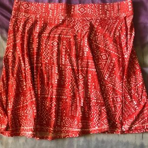 A-line skirt, cute tribal pattern